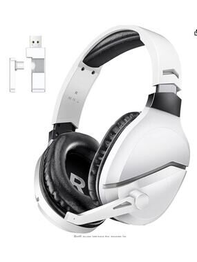 Wireless Gaming Headset Noise Canceling Microphone- PS5, PC, PS4, 2.4G
